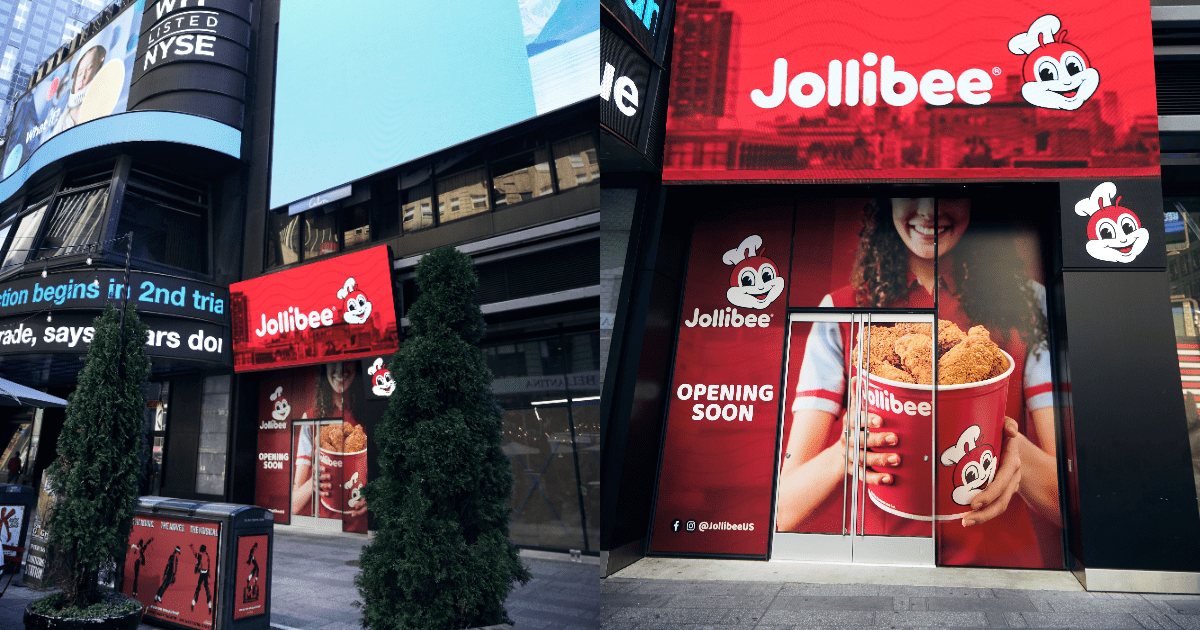 New Jollibee Store To Open In The ‘bowtie’ At Times Square, New York 