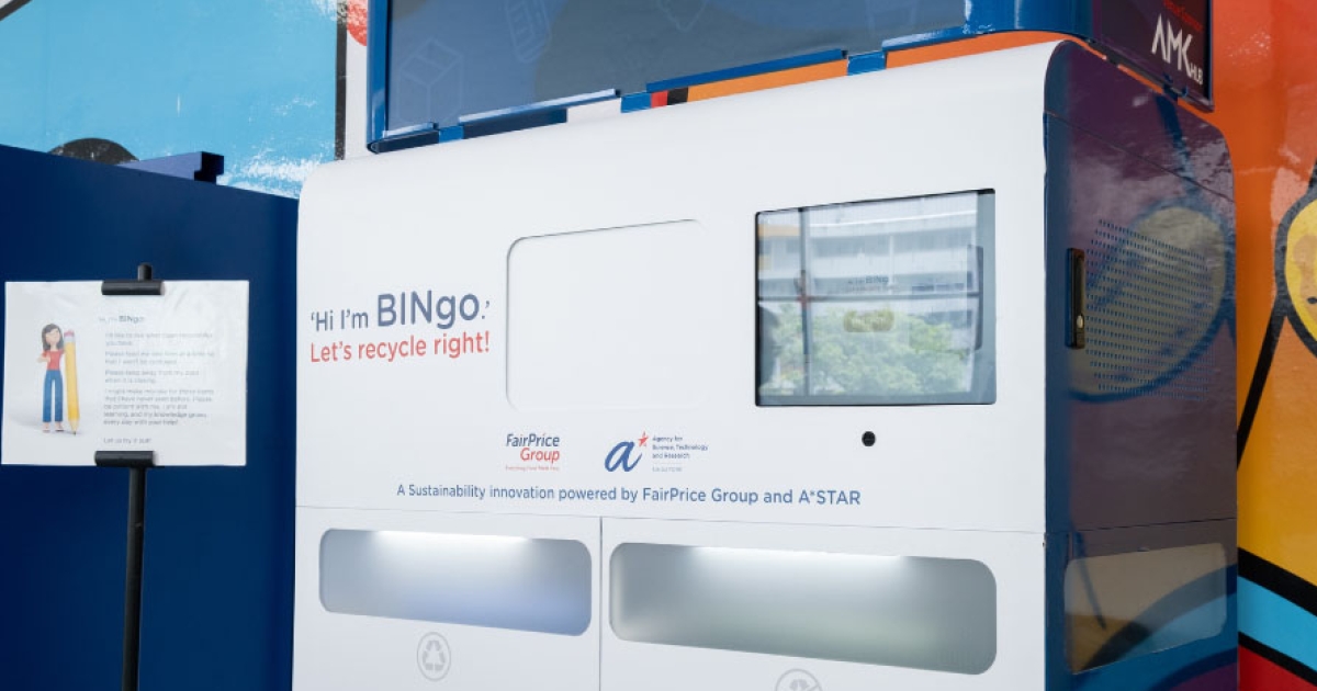 FairPrice, A*STAR rolls out “BINgo” smart bins Retail Asia