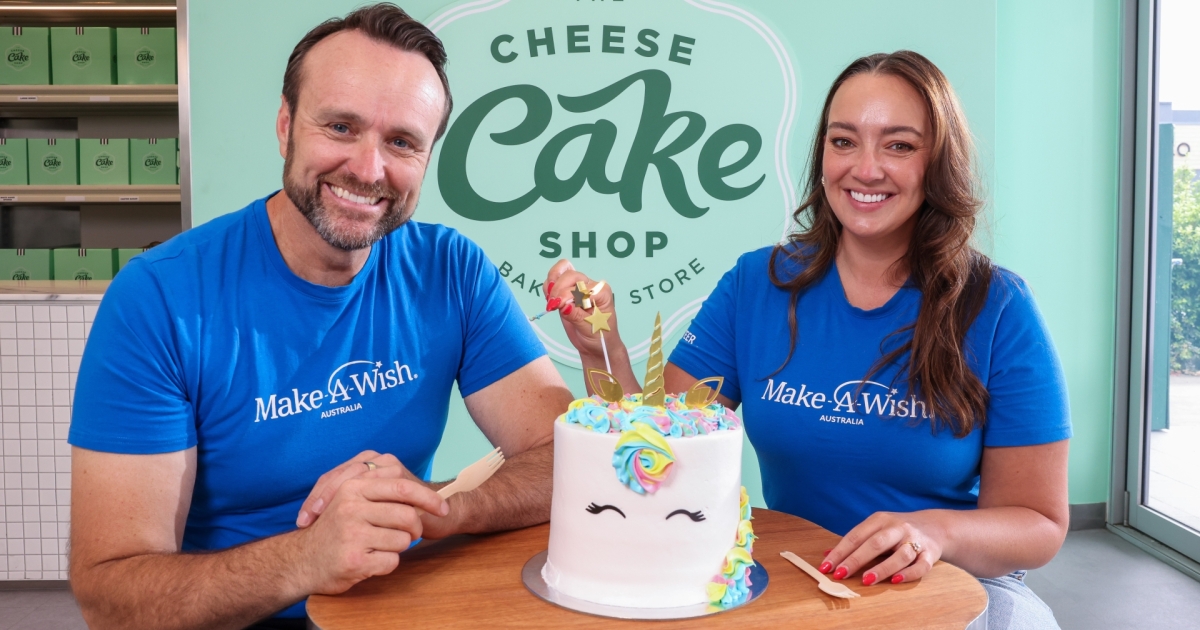 The Cheesecake Shop announces partnership with MakeAWish Australia
