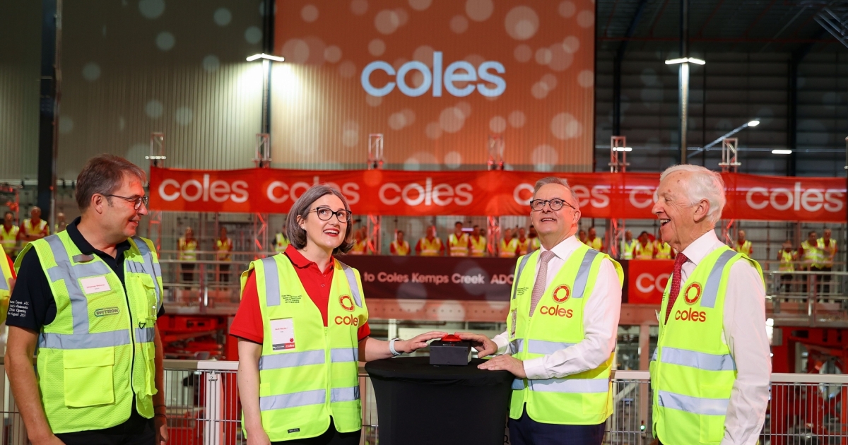 Australia’s Coles opens second automated distribution centre in b tech push