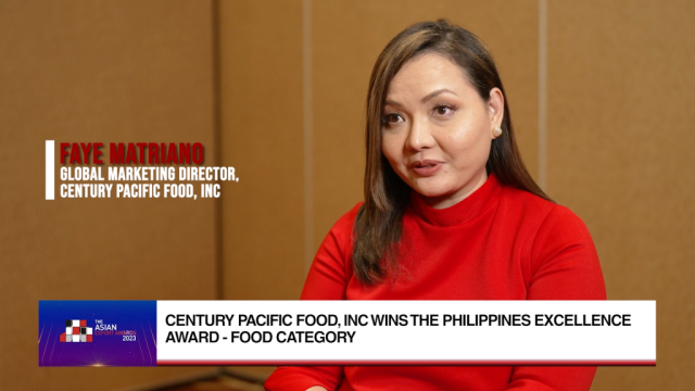 Asian Export Awards 2023 Winner: Century Pacific Food, Inc