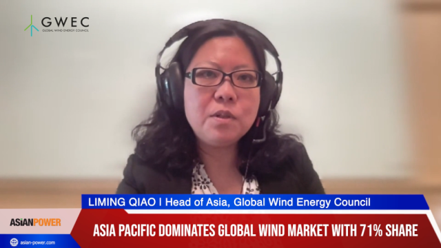 Asia Pacific dominates global wind market with 71% share